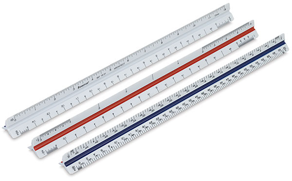 18 metric scale ruler
